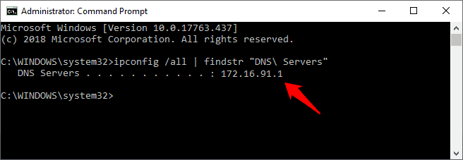 我在使用 Windows 10 的什么 dns