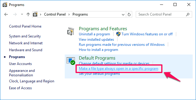 windows 10 文件关联修复