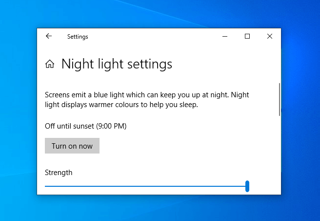 windows-10-夜灯不工作