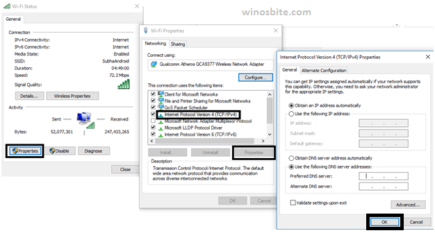 Windows10 备用 DNS 服务器