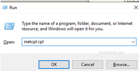 Windows10运行命令Inetcpl.cpl