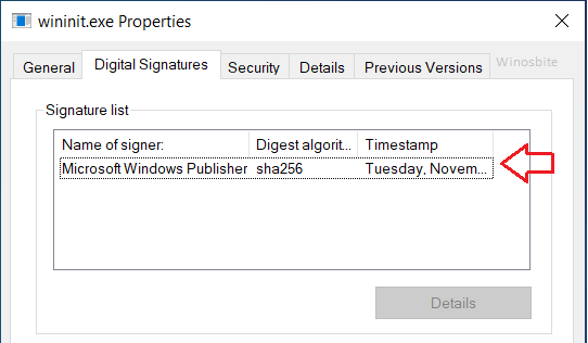 winint.exe 数字签名