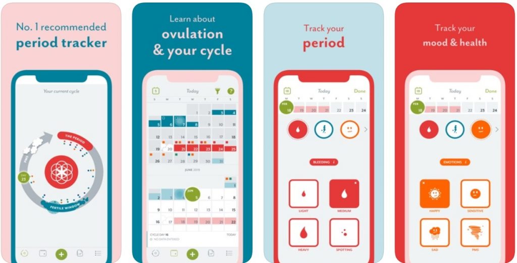 Android和iOS最佳经期跟踪器应用软件下载推荐合集