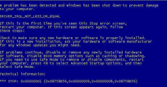 如何修复 Windows 10 上的 driver_irql_not_less_or_equal 错误