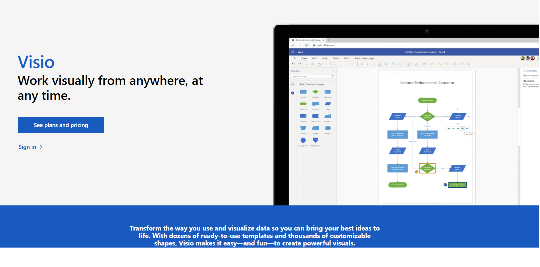 Microsoft Visio 下载页面