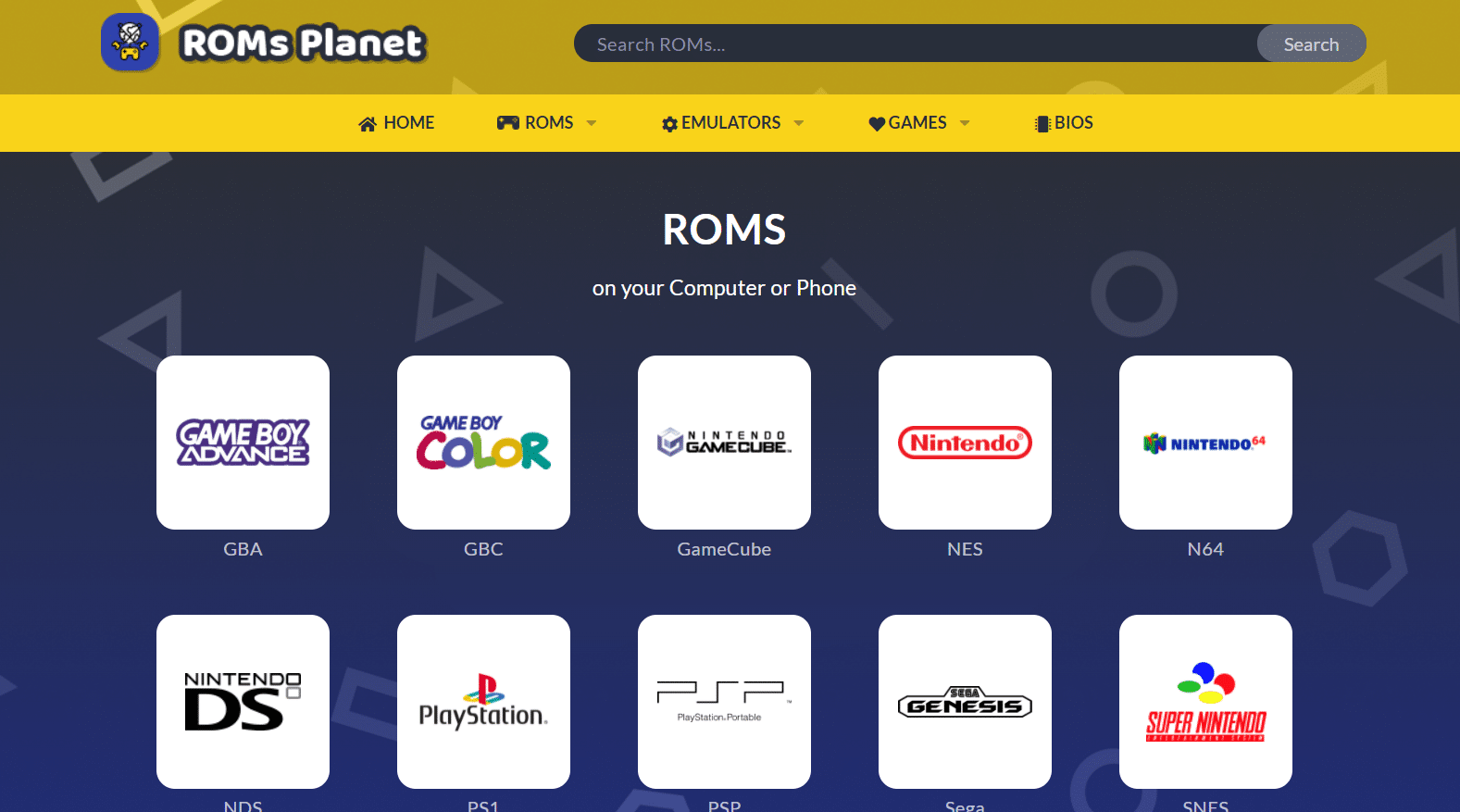 RomsPlanet  |  最佳安全 ROM 站点