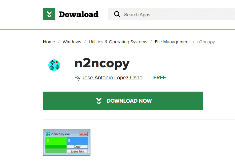 n2ncopy 的下载页面