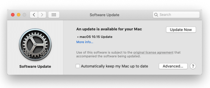 检查 Mac 更新