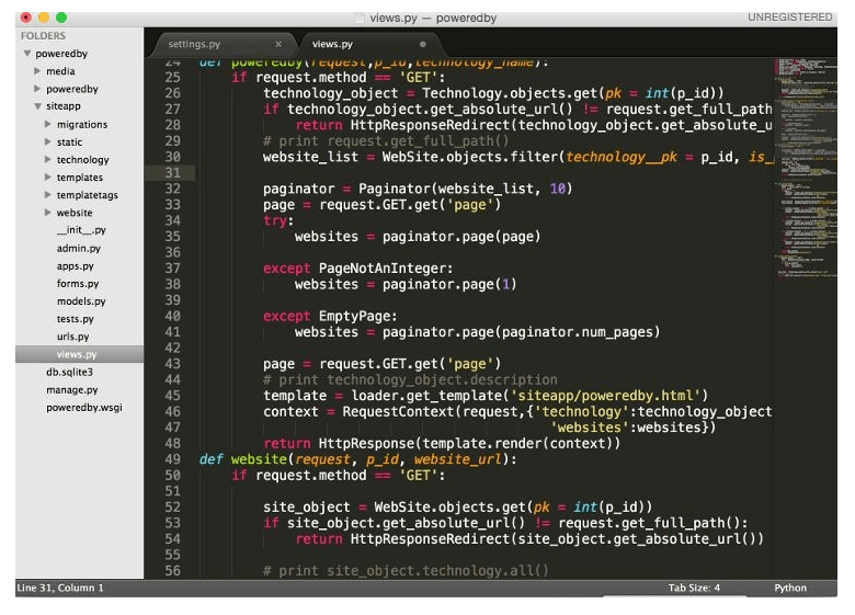 Sublime Text Editor