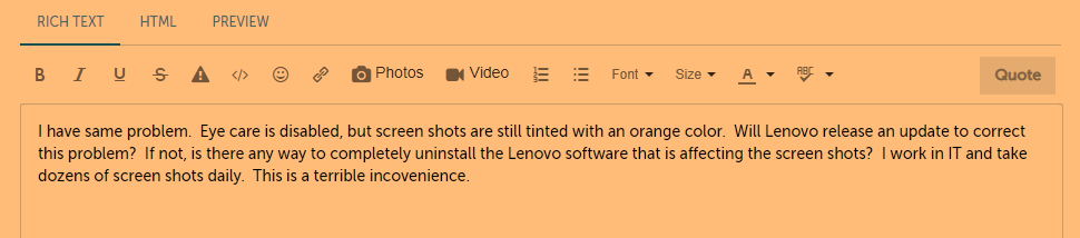 如何修复Windows 10橙色色调错误？解决办法详细教程
