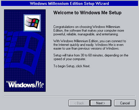 Windows ME 设置