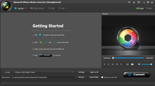 aiseesoft iphone 视频转换器
