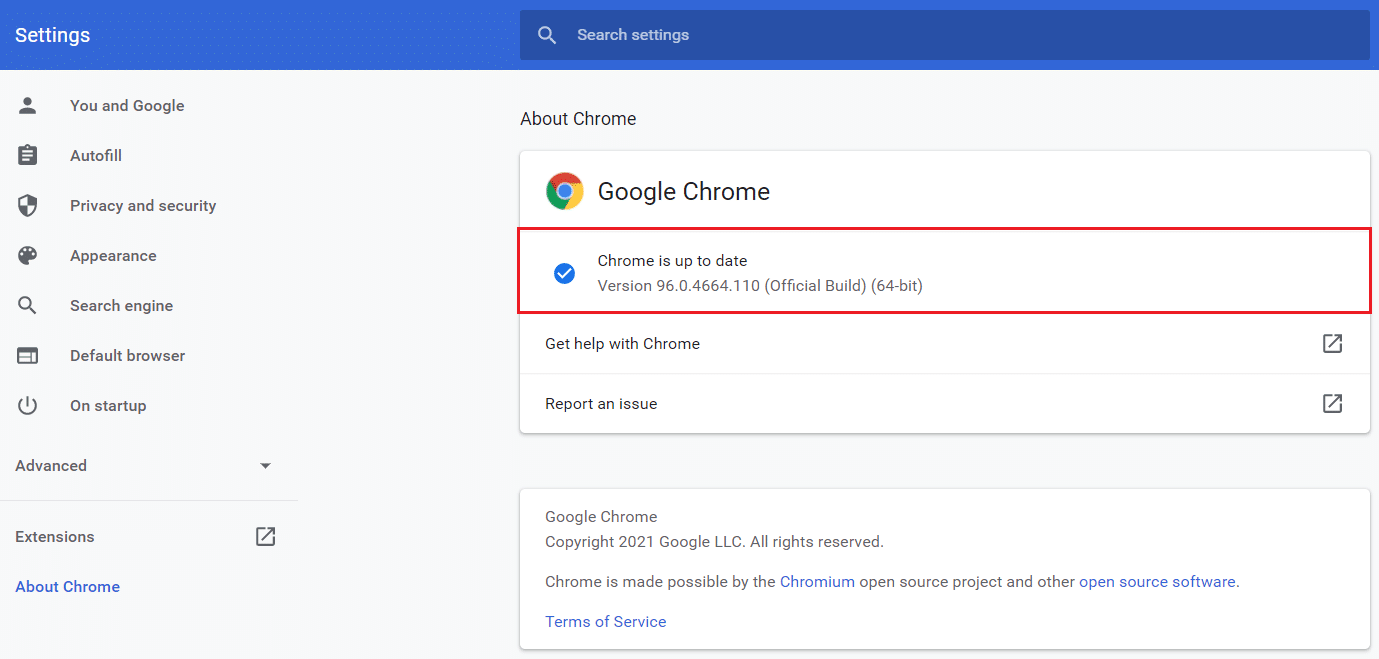 检查chrome是否更新