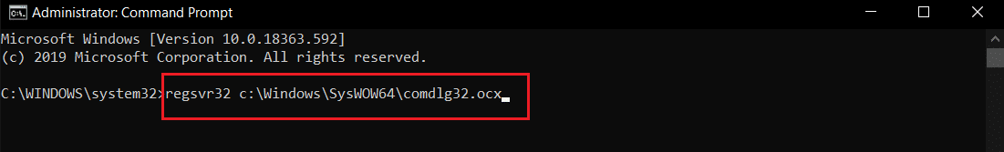如何修复Windows 10中缺少COMDLG32.OCX?解决办法
