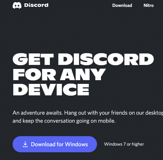 适用于 Windows 的 Discord 下载。 修复 Windows 0 error_success 操作成功完成