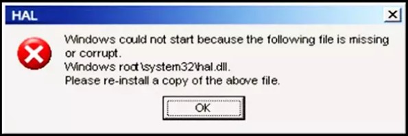 如何修复Windows System32 Hal.dll错误？解决办法教程