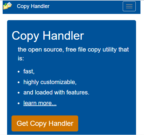 Copy Handler下载页面