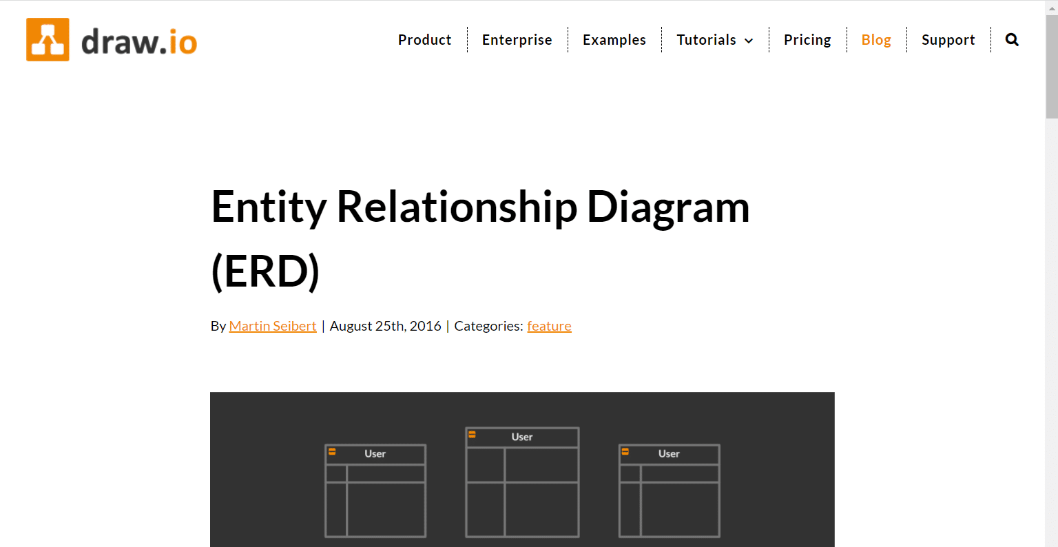 Draw.io 19 个最佳 ER 图工具