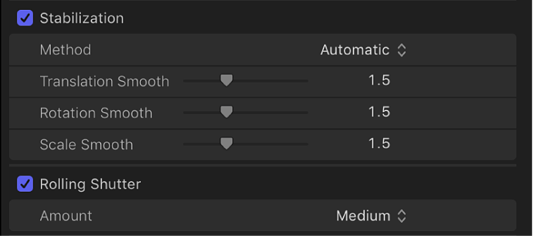 Final Cut Pro 视频稳定软件