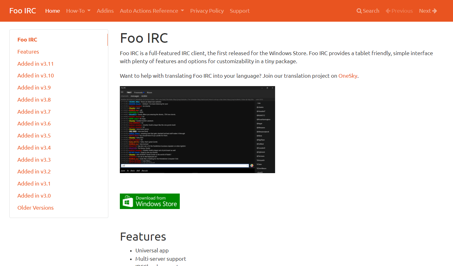 Foo IRC。 适用于 Windows 的最佳 IRC 客户端