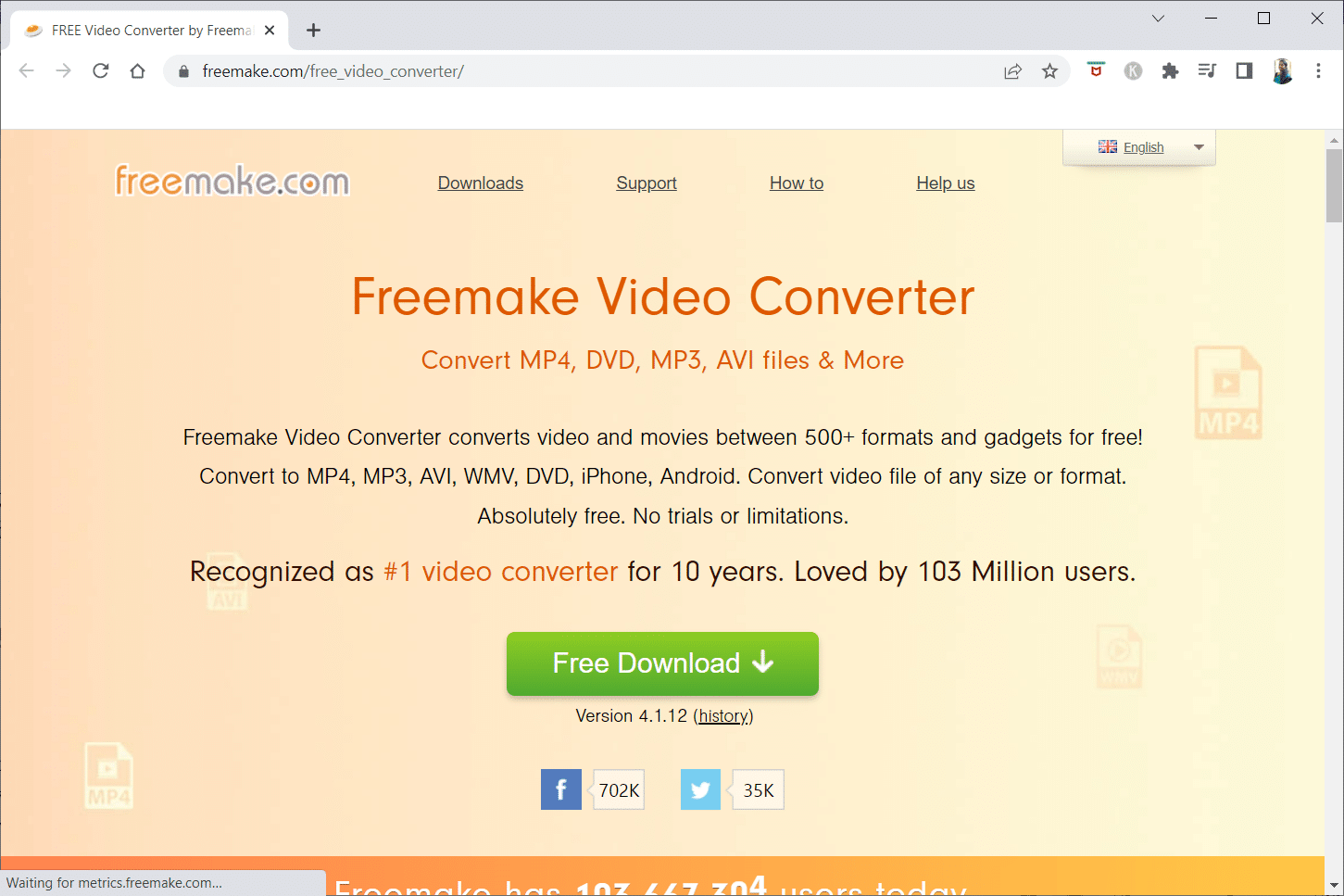 Freemake 视频转换器。 30 个最佳视频采集工具