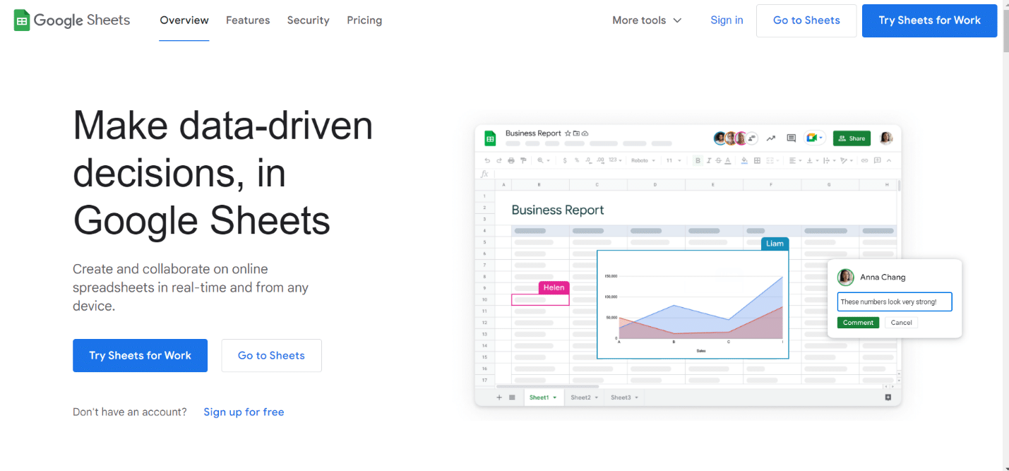 Google Sheets