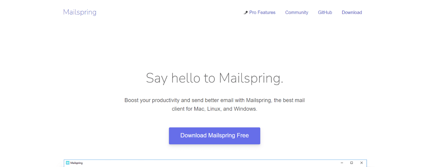 Mailspring |  Windows 10 的免费 Outlook 替代品