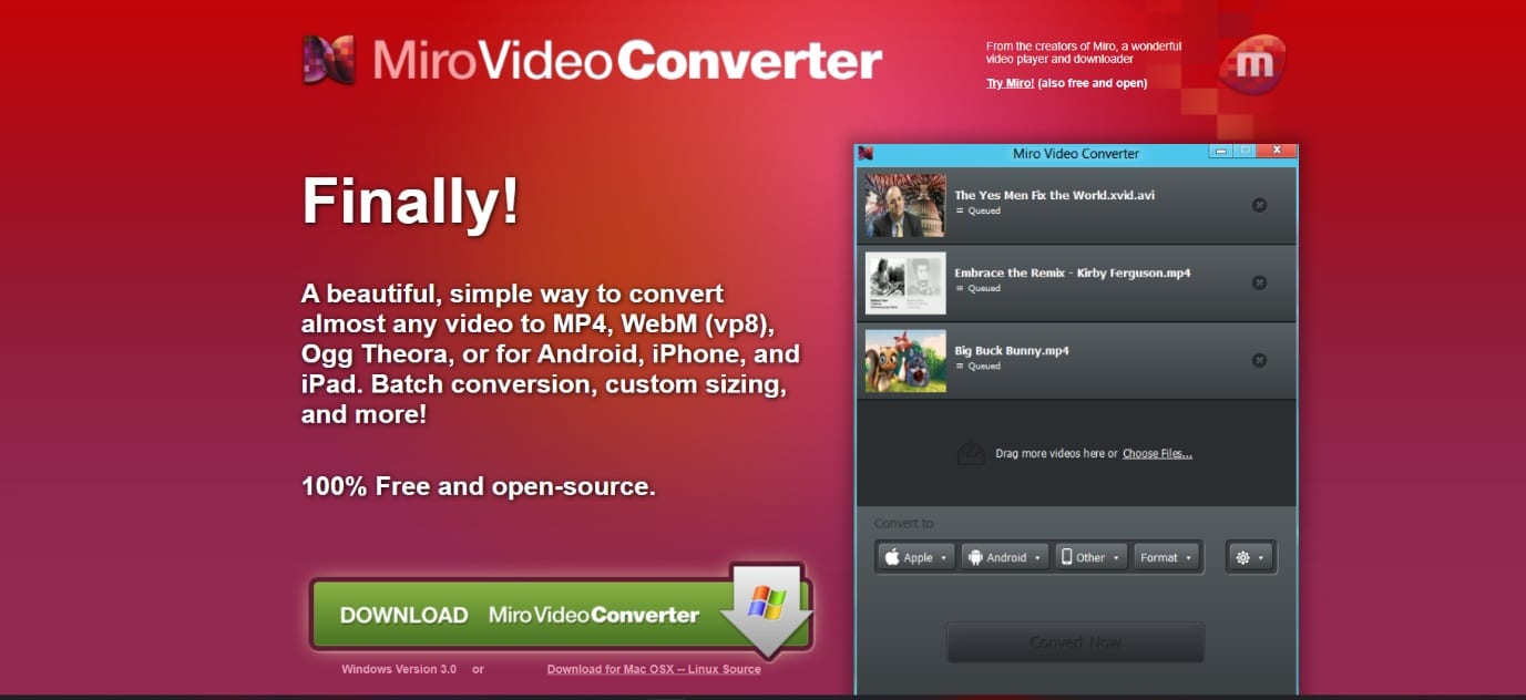 Miro Video Converter