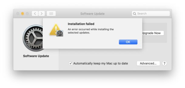 修复 macOS 安装失败错误