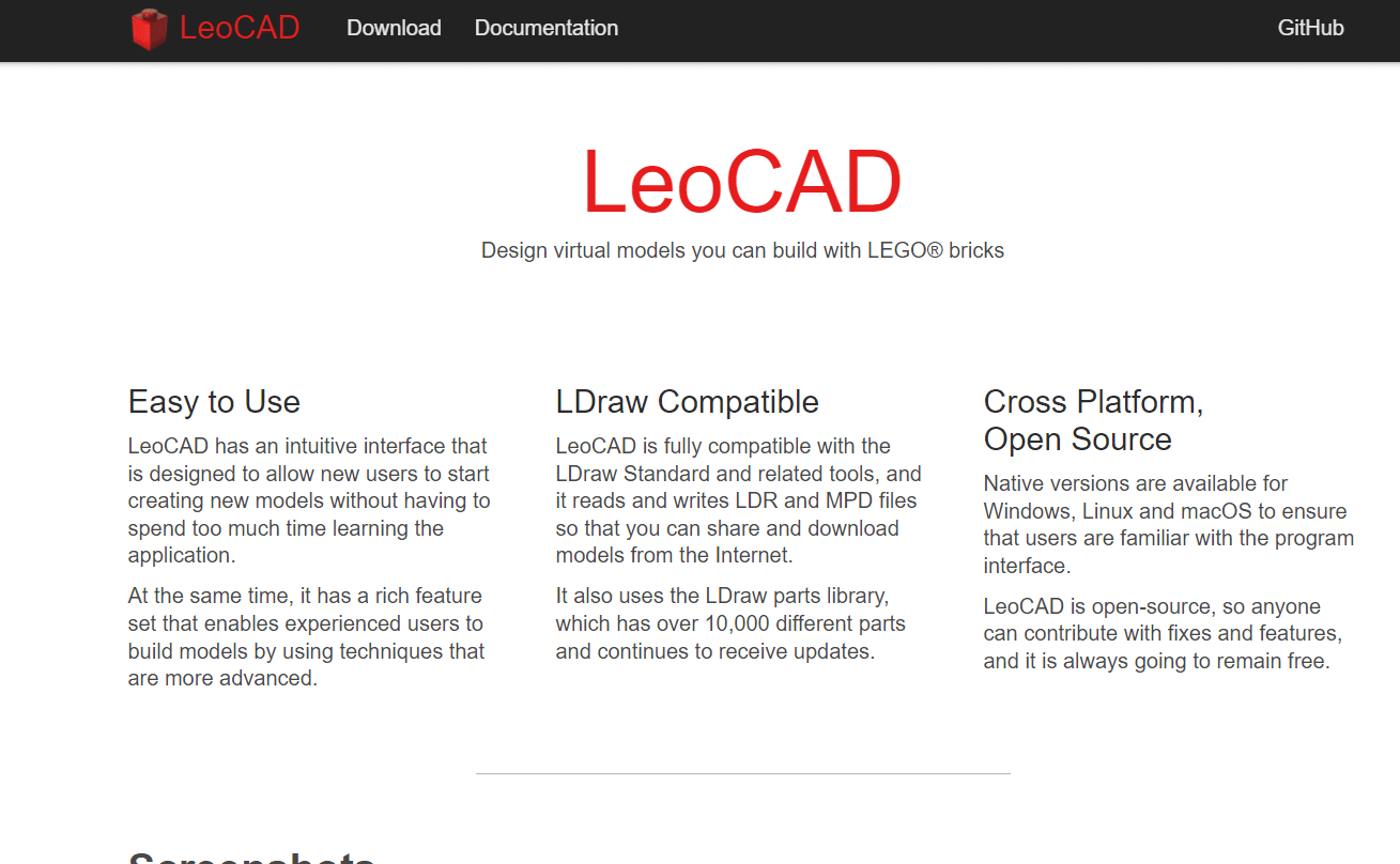 LeoCAD 最佳初学者 CAD 软件