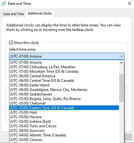 如何在Windows 10任务栏上显示多个时钟？方法分步指南