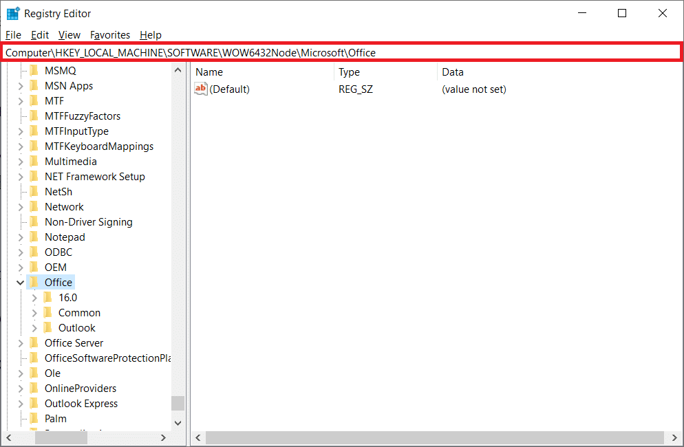 导航到路径。 修复 Windows 10 中的 stdole32.tlb 错误