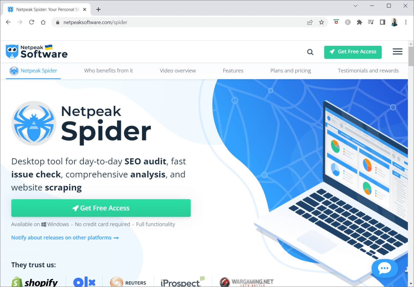 NetSpeak Spider 25 个最佳免费网络爬虫工具