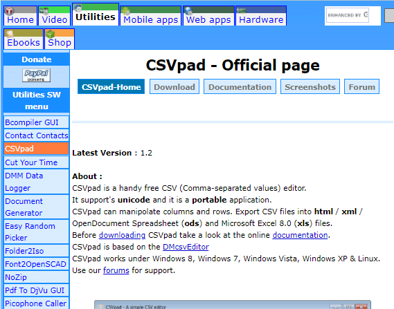 CSVPad 的官方网站。 适用于 Windows 的最佳 CSV 编辑器