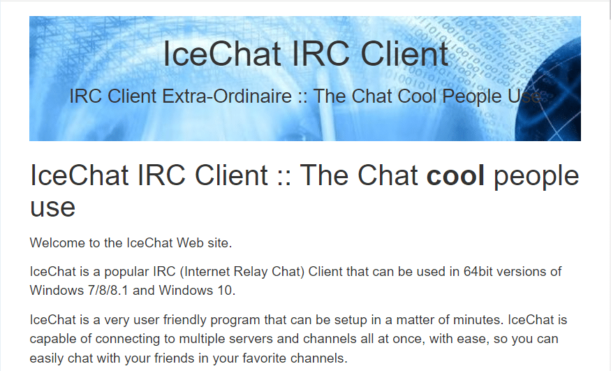 IceChat官方网站