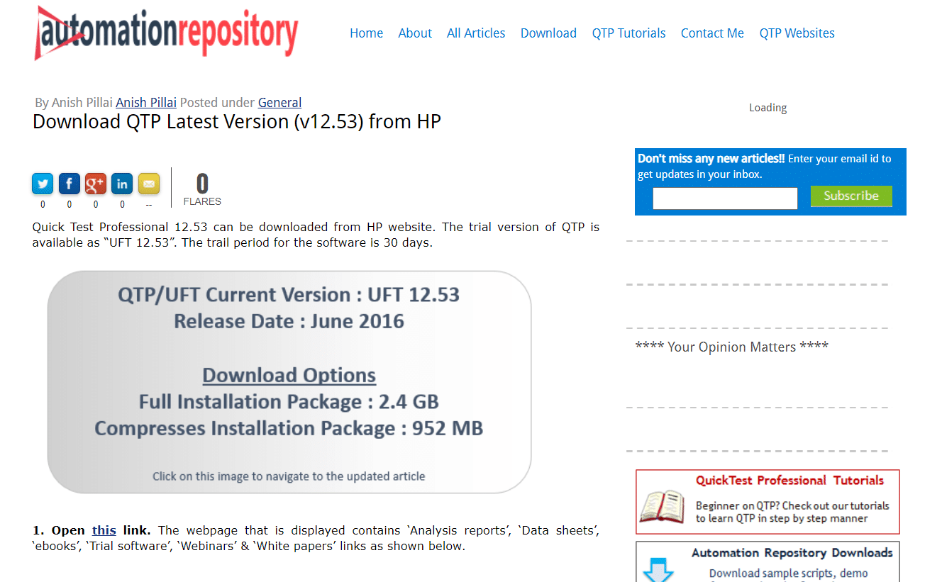 QTP 前 34 名最佳 Web 测试工具