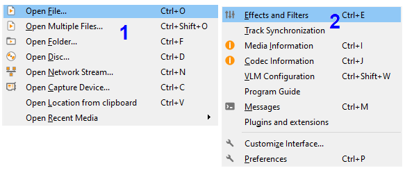 在 windows 媒体播放器中旋转视频