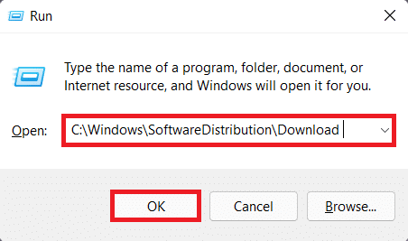 运行对话框。 如何在 Windows 11 中修复更新失败安装错误 0x800f0988