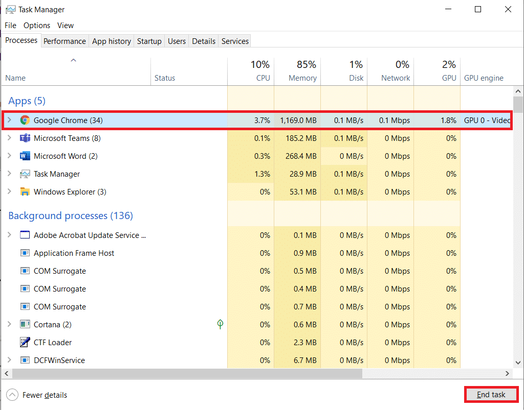 结束镀铬工艺。 修复 Chrome 配置文件错误