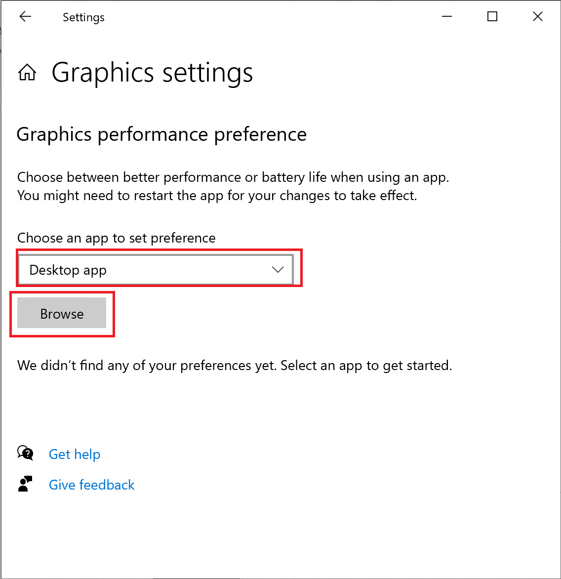 选择桌面应用程序 |  为游戏优化 Windows 10 的 18 种方法