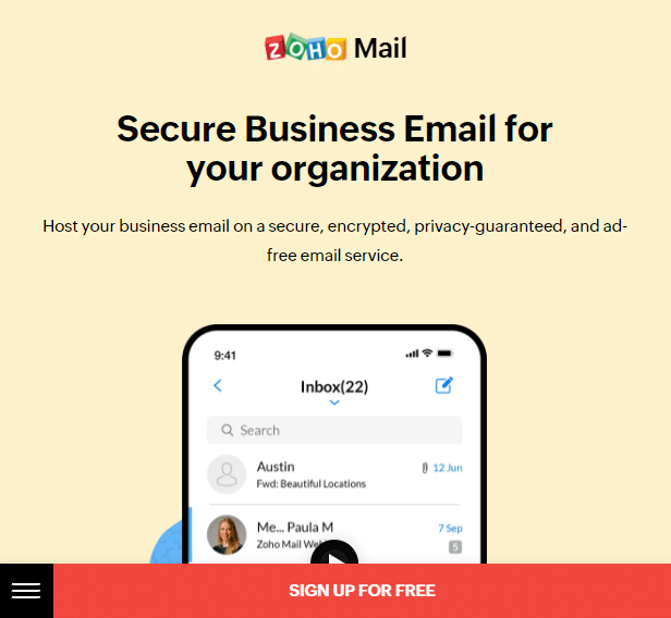15个小型企业最佳免费电子邮件提供商推荐合集：哪个适合你？