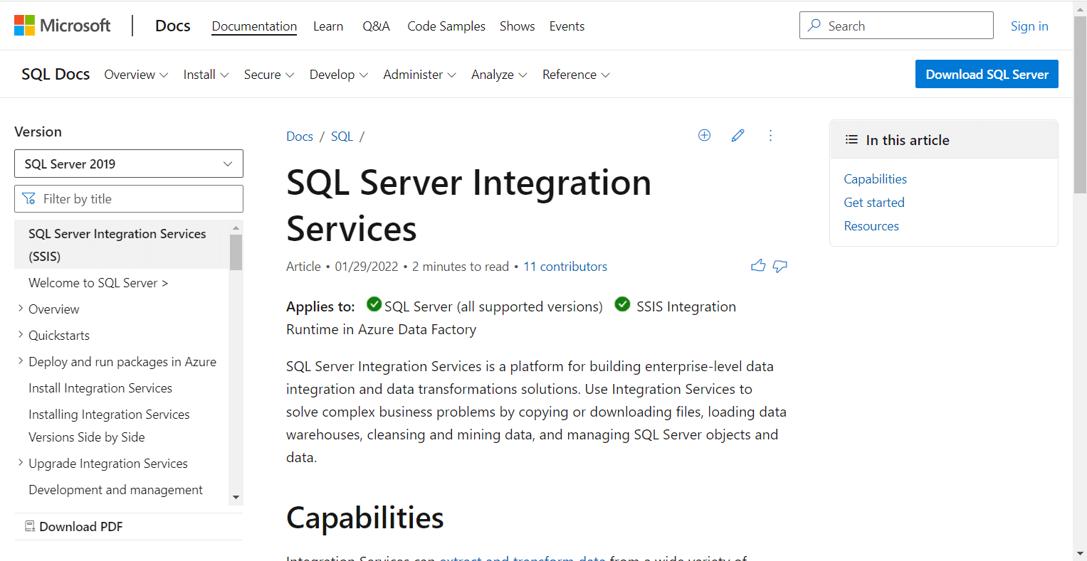 SQL Server Integration Services 28 个最佳 ETL 工具列表