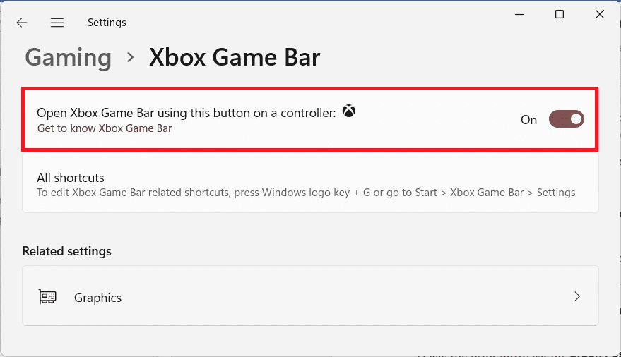 Xbox 游戏栏的切换开关。 如何使用 Windows 11 任务栏上的空白空间