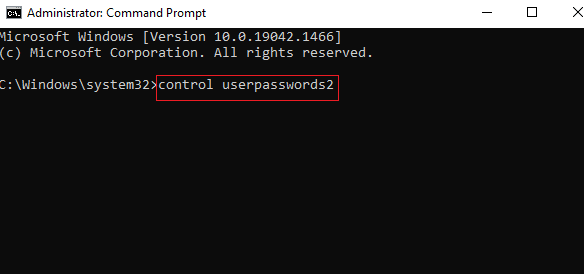 然后，键入 control userpasswords2 并按 Enter。 修复 0x80004002 Windows 10 不支持此类接口