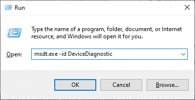 键入 msdt.exe -id DeviceDiagnostic 并按 Enter | |  修复视频 TDR 故障 nvlddmkm.sys