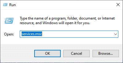 键入 services.msc 并单击 OK.How to Fix Windows 10 Not Recognizing iPhone