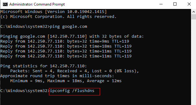 逐一键入上面列出的命令，然后在每个命令后按 Enter。 修复 Windows 10 上的 ERR_EMPTY_RESPONSE