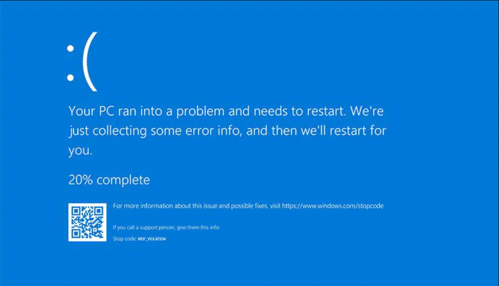 如何修复Windows 10中的WDF_VIOLATION错误？解决办法介绍