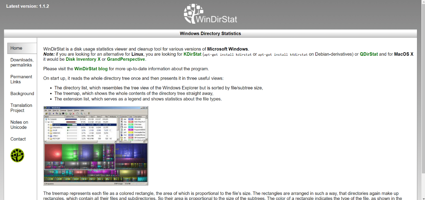 WinDirStat |  Windows 上最好的免费文件管理器