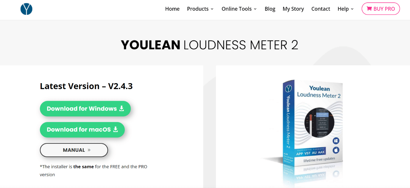 Youlean Volume Meter